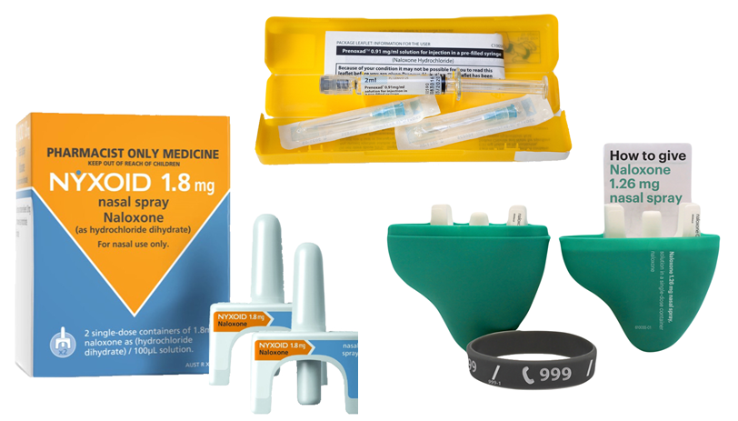 Naloxone nasal spray and injectable options