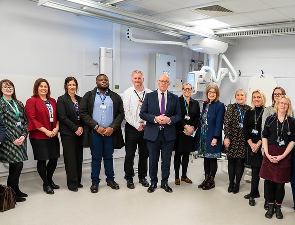 First Minister meeting innovation hub GRACE team