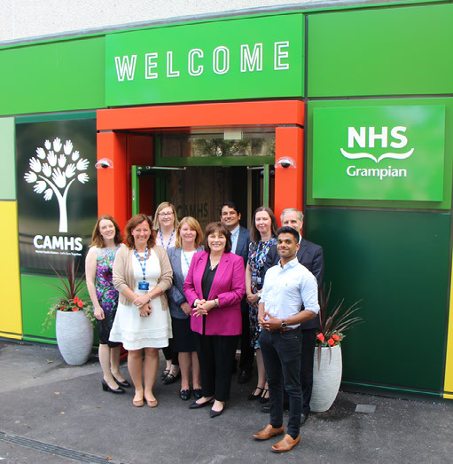, ©NHS Grampian 2019 Chief Executive Opening CAMHS Centre