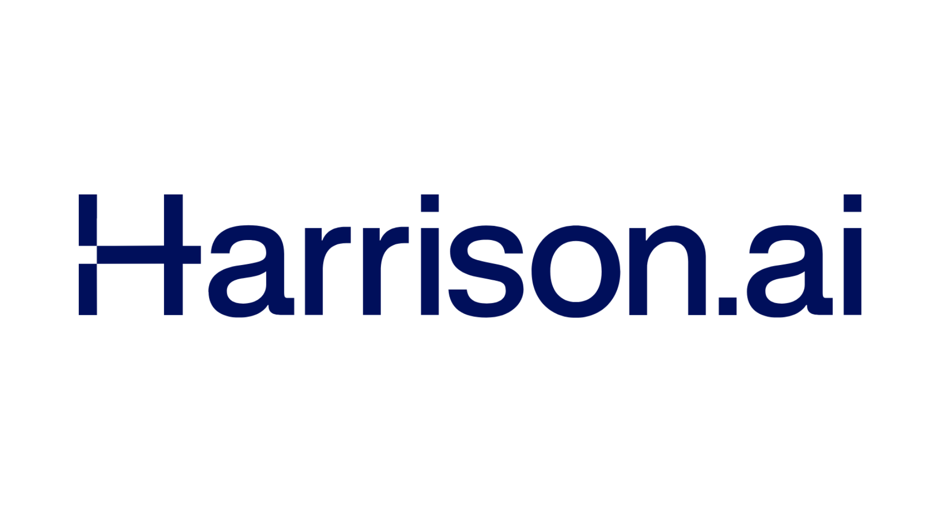 Harrison.ai written in dark blue