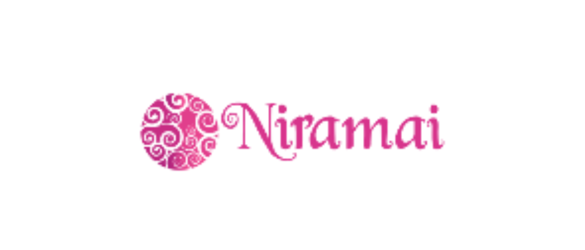 Niramai Logo, ©NHS Grampian, Niramai Pink text on white background