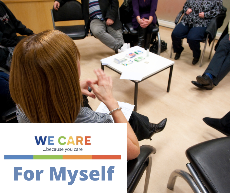 Staff talking - We Care Support for Yourself