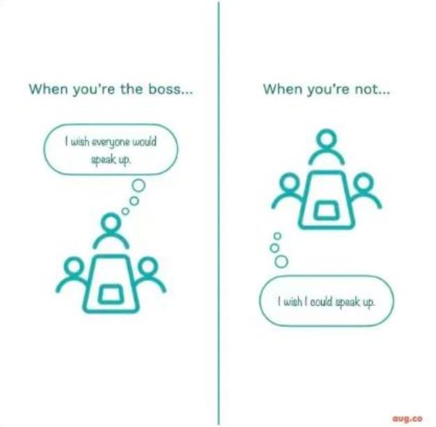 When you're the boss graphic