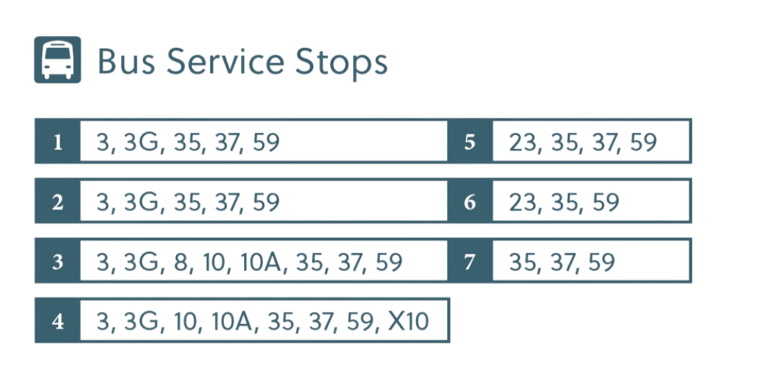 Bus Service Stops