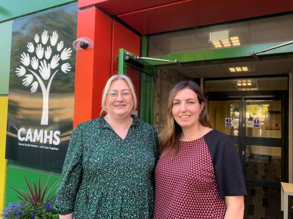 Left to right: Amanda Farquharson, CAMHS Service Manager & Jennifer Wooley, Assistant Psychologist