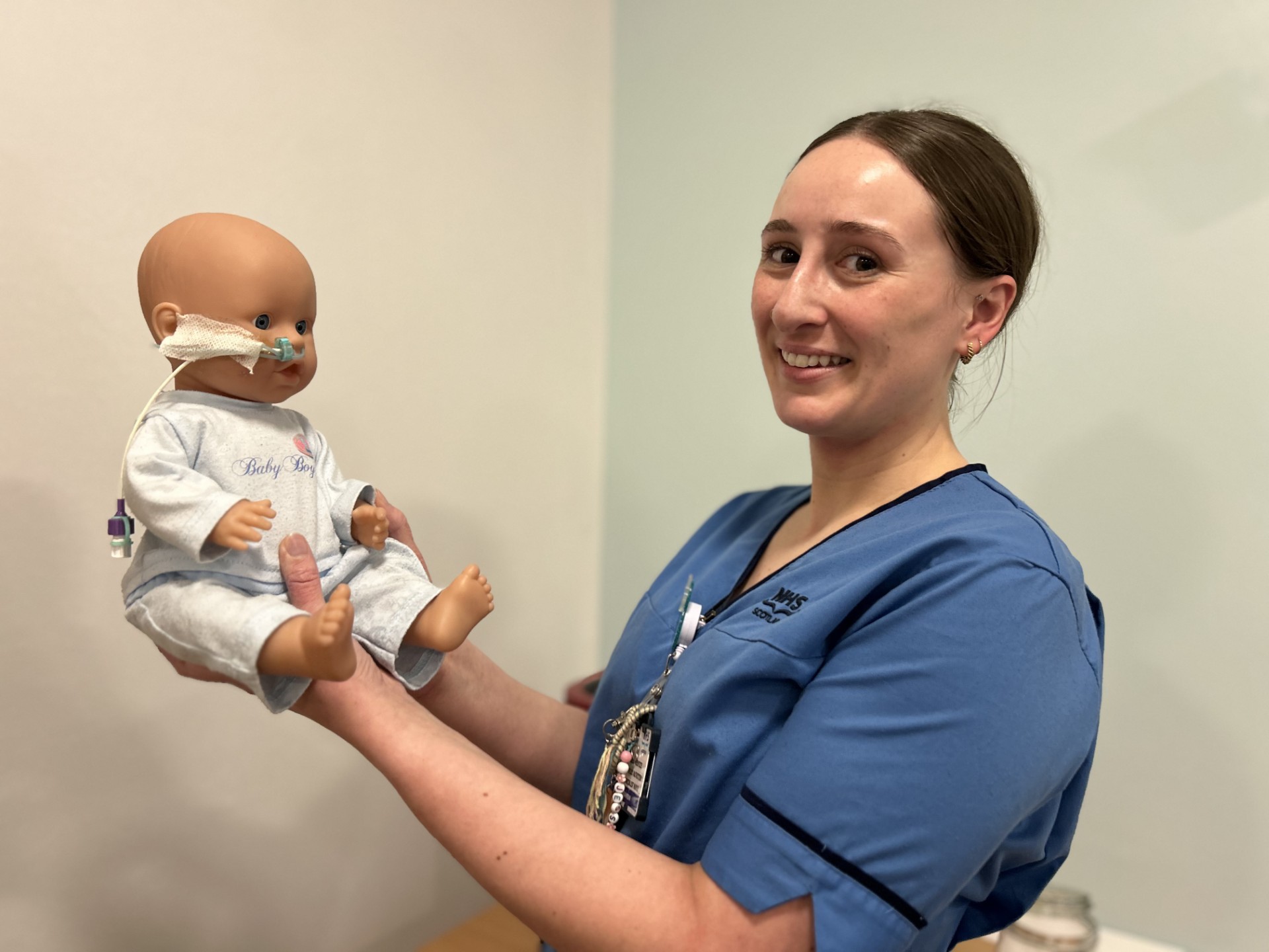 Nurse Specialist Jess Prentice at Royal Aberdeen Children’s Hospital